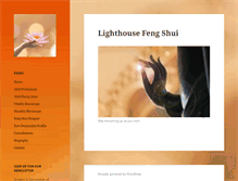 Tablet Screenshot of lighthousefengshui.com